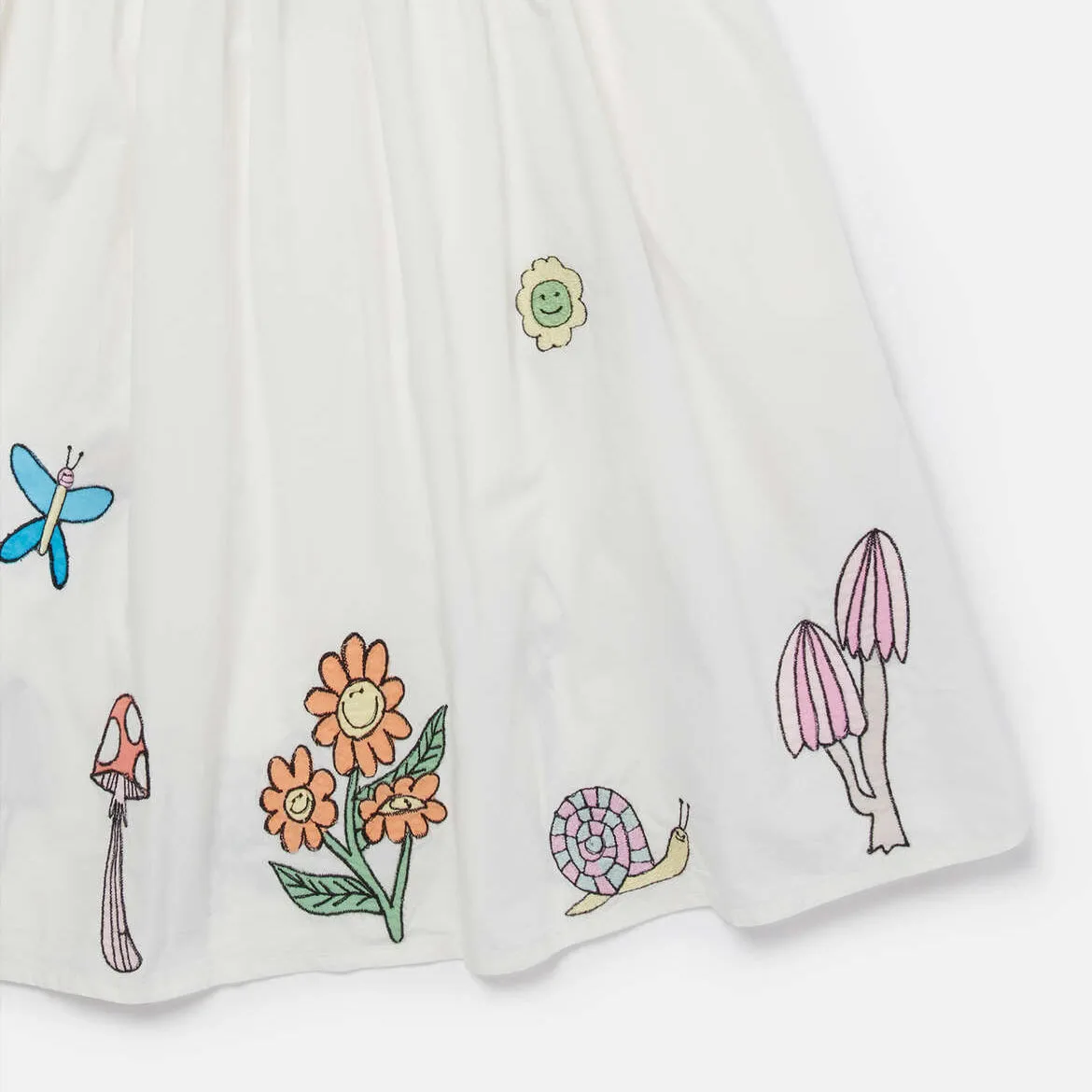 GIRL SLEEVELESS DRESS WITH FAIRYLAND EMBRO