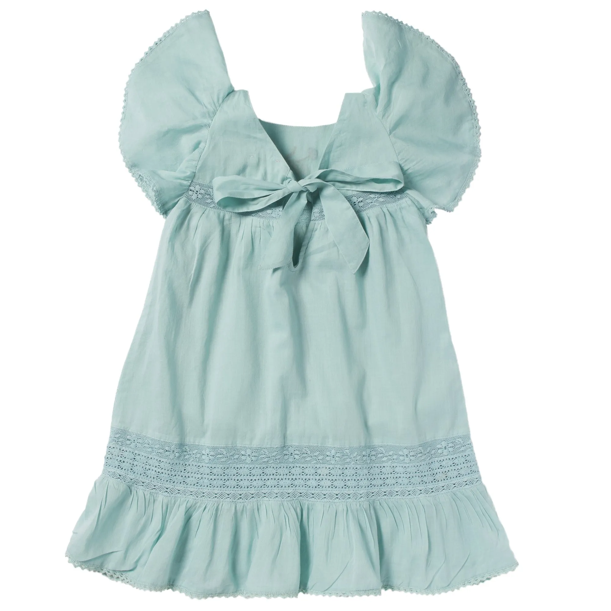 Girls Coralie Celadon Dress