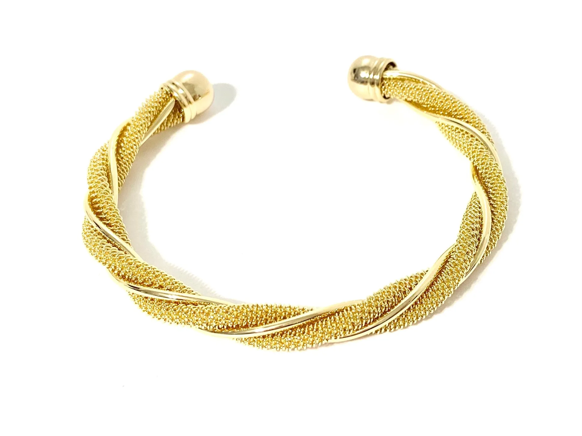 Goddess Cuff - Gold Twisted