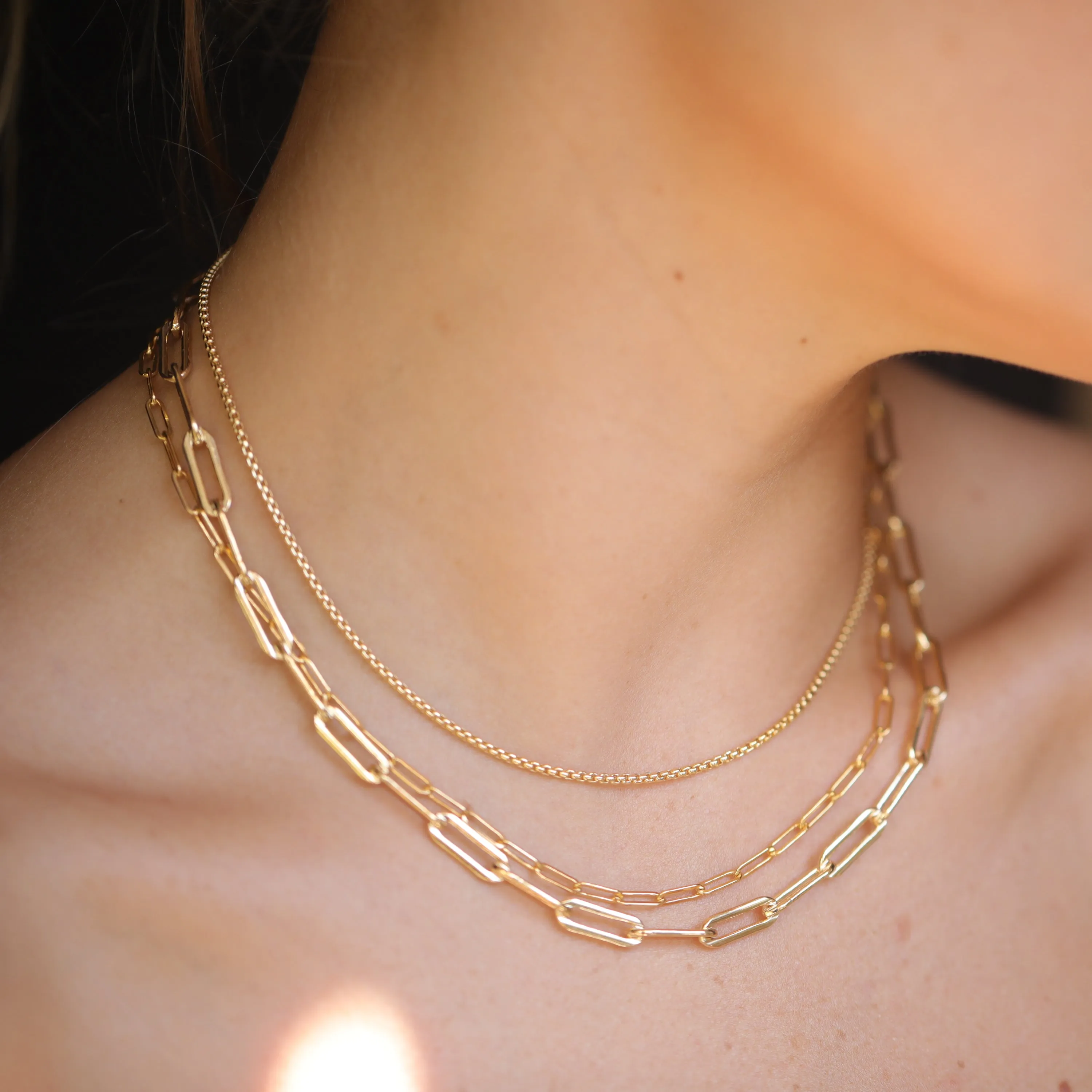 Gold Layered Chains