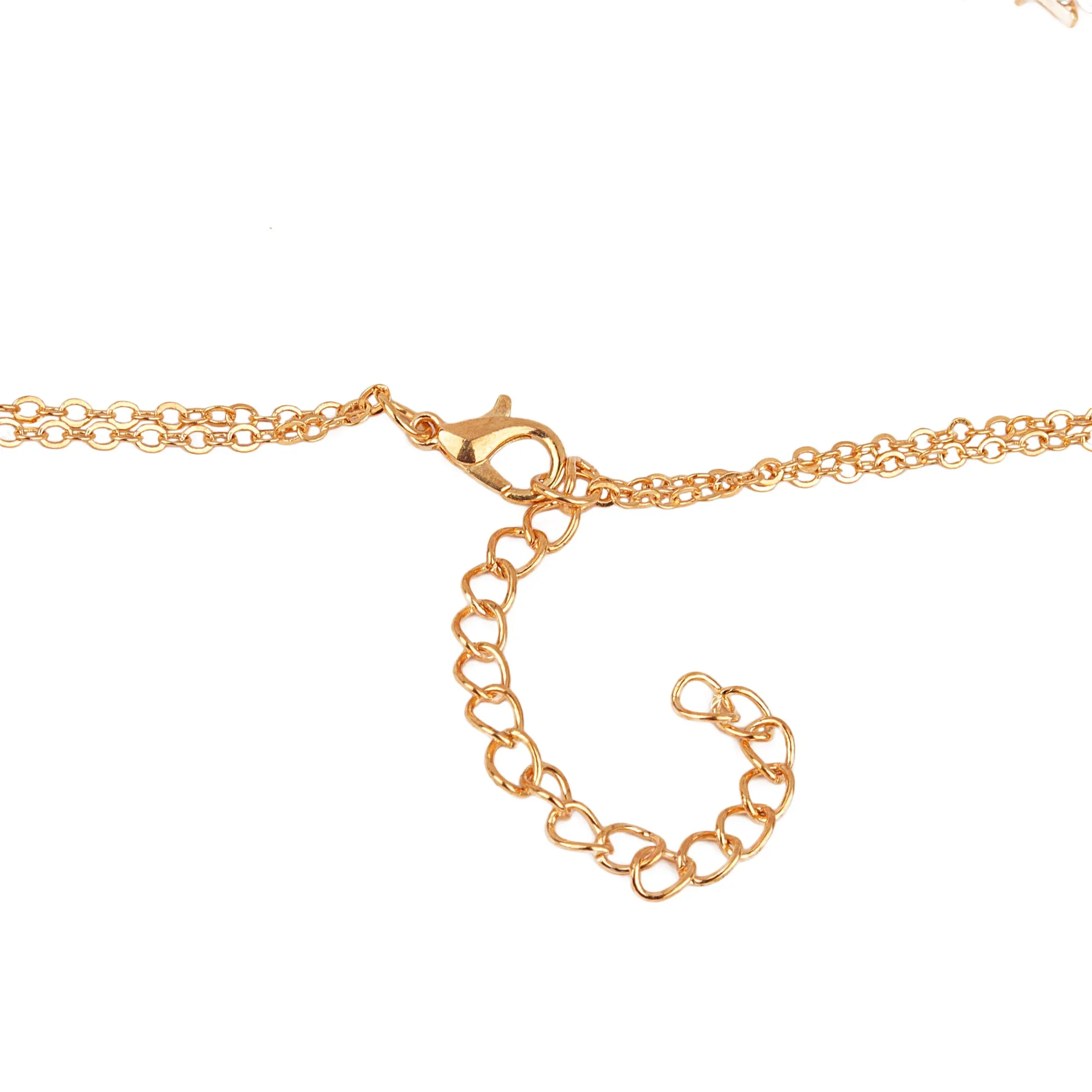 Gold Plated Double Layered Heart Pendant