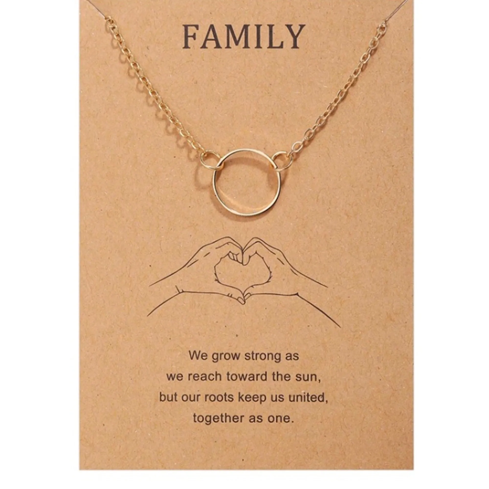 Gold Plated Single Circle Pendant