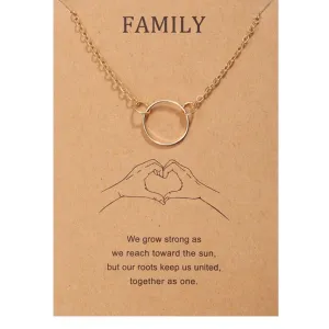 Gold Plated Single Circle Pendant