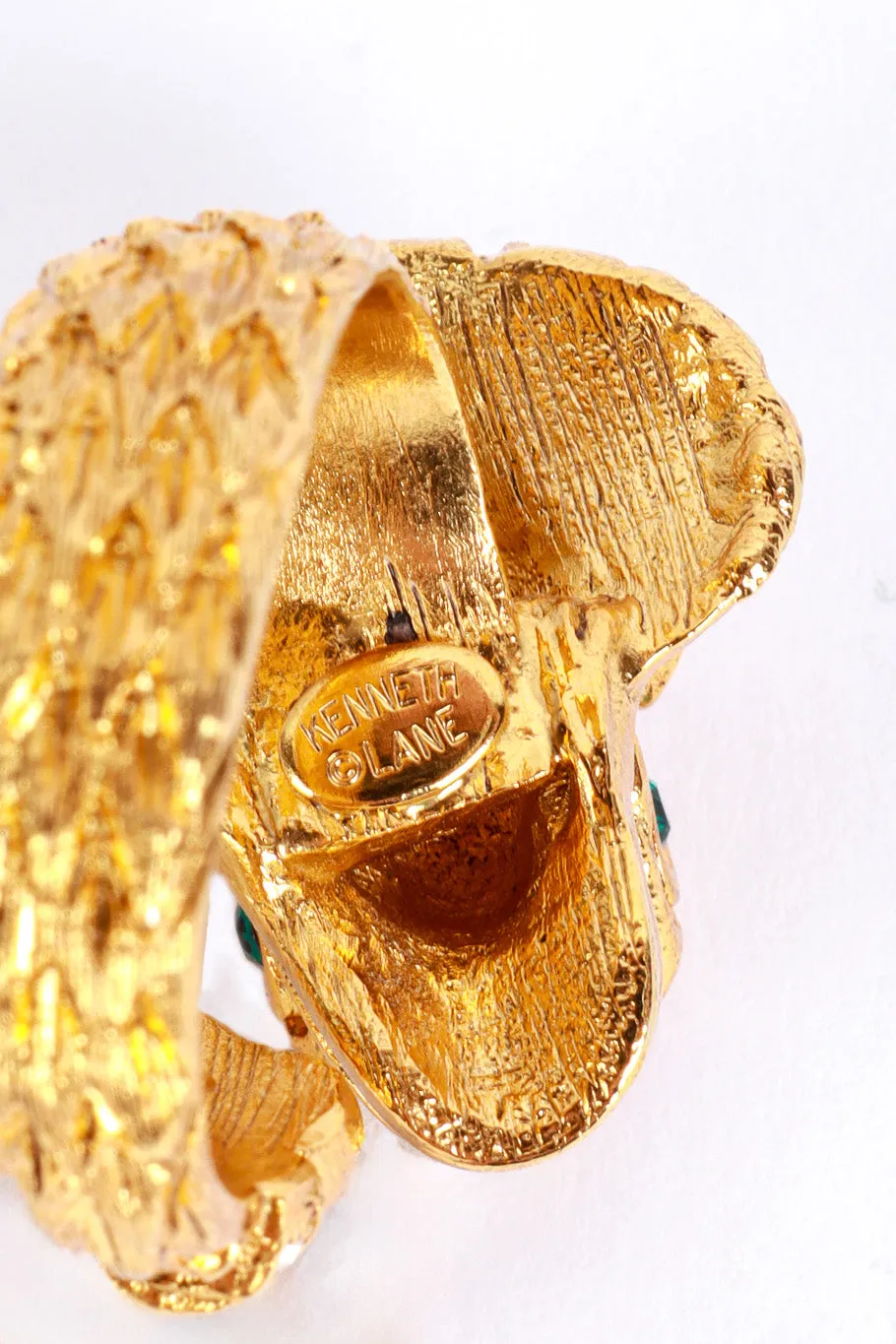 Golden Frilled Dragon Ring