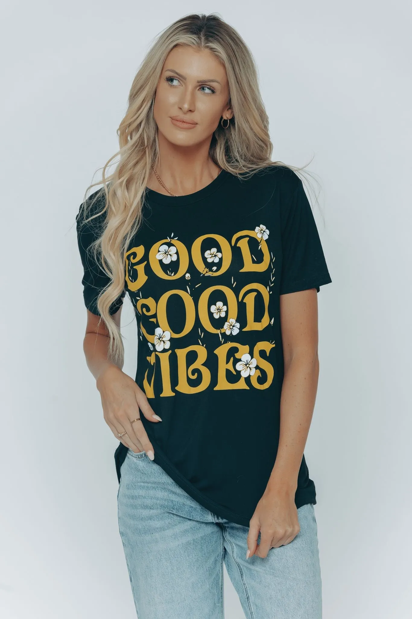 Good Good Vibes Top