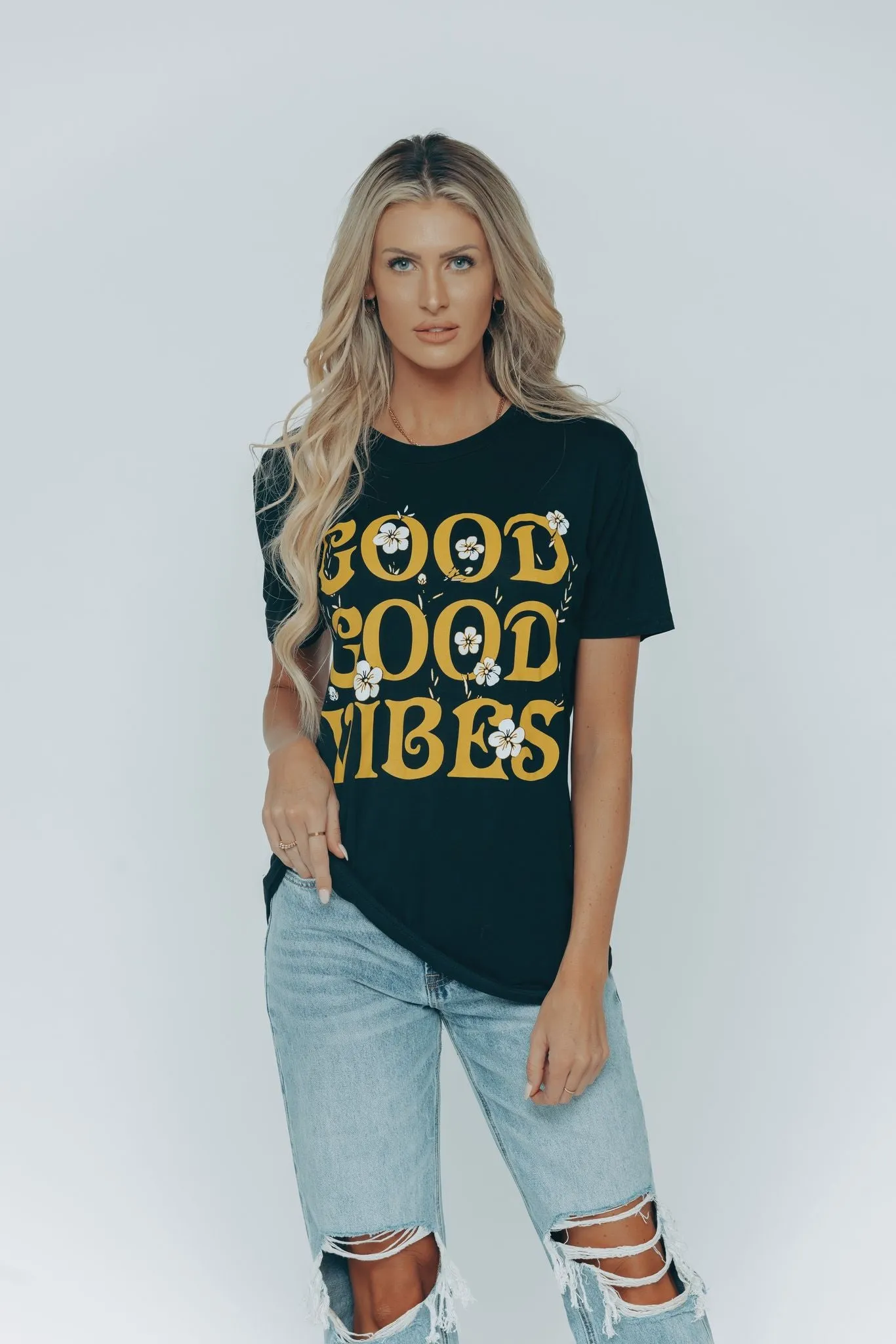 Good Good Vibes Top