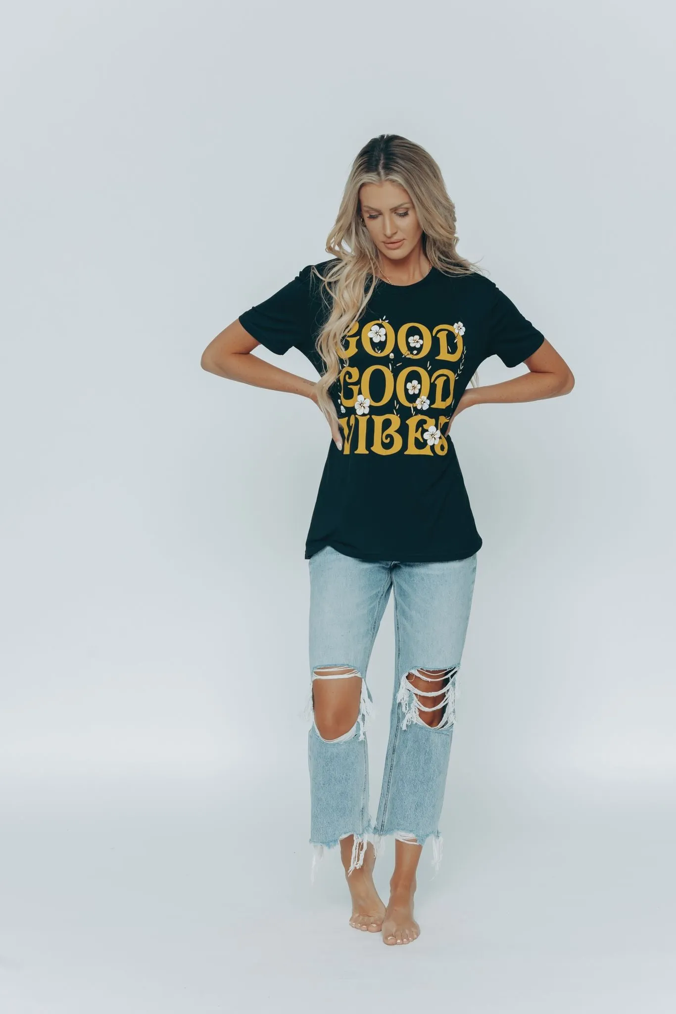 Good Good Vibes Top