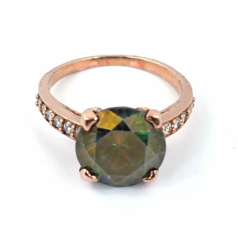 Gorgeous Deep Blue Diamond Wedding Ring with White Accents in 925 Silver! Beautiful Shine & Amazing Look! Ideal For Anniversary Gift, 5.50 Ct Certified Diamond!
