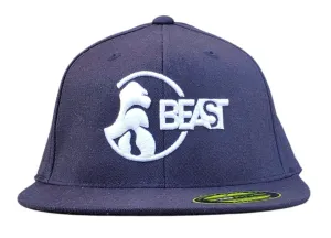 Gorilla Beast Navy Fitted Flexfit Cap