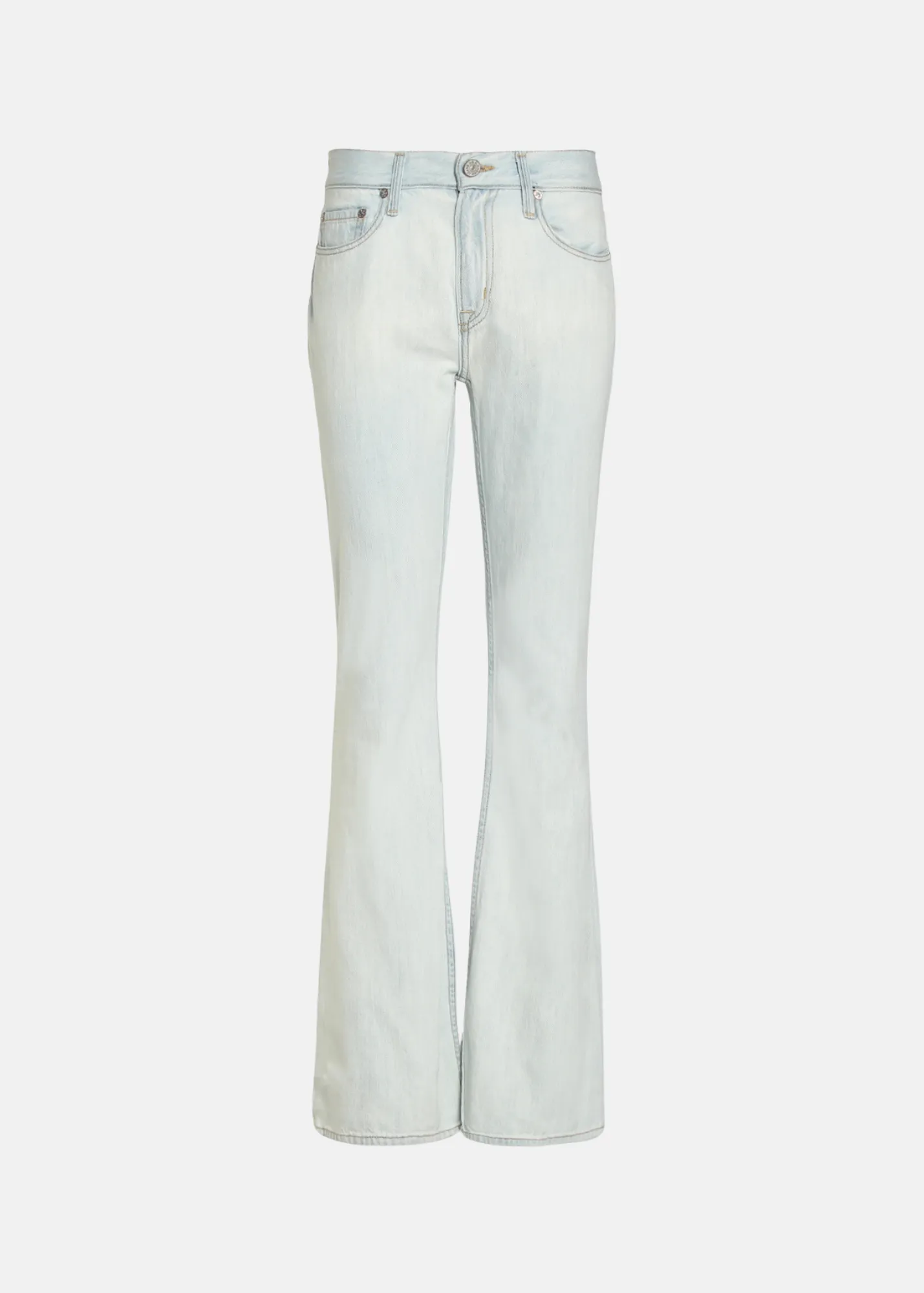 Grace Mid Rise Unhemmed Flare