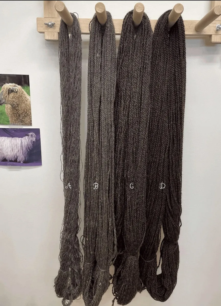 Grey Wensleydale Yarn - Lace Weight
