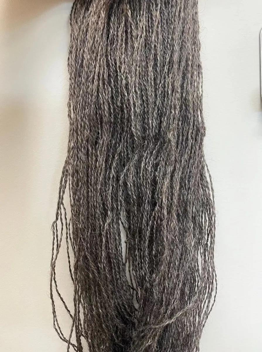 Grey Wensleydale Yarn - Lace Weight