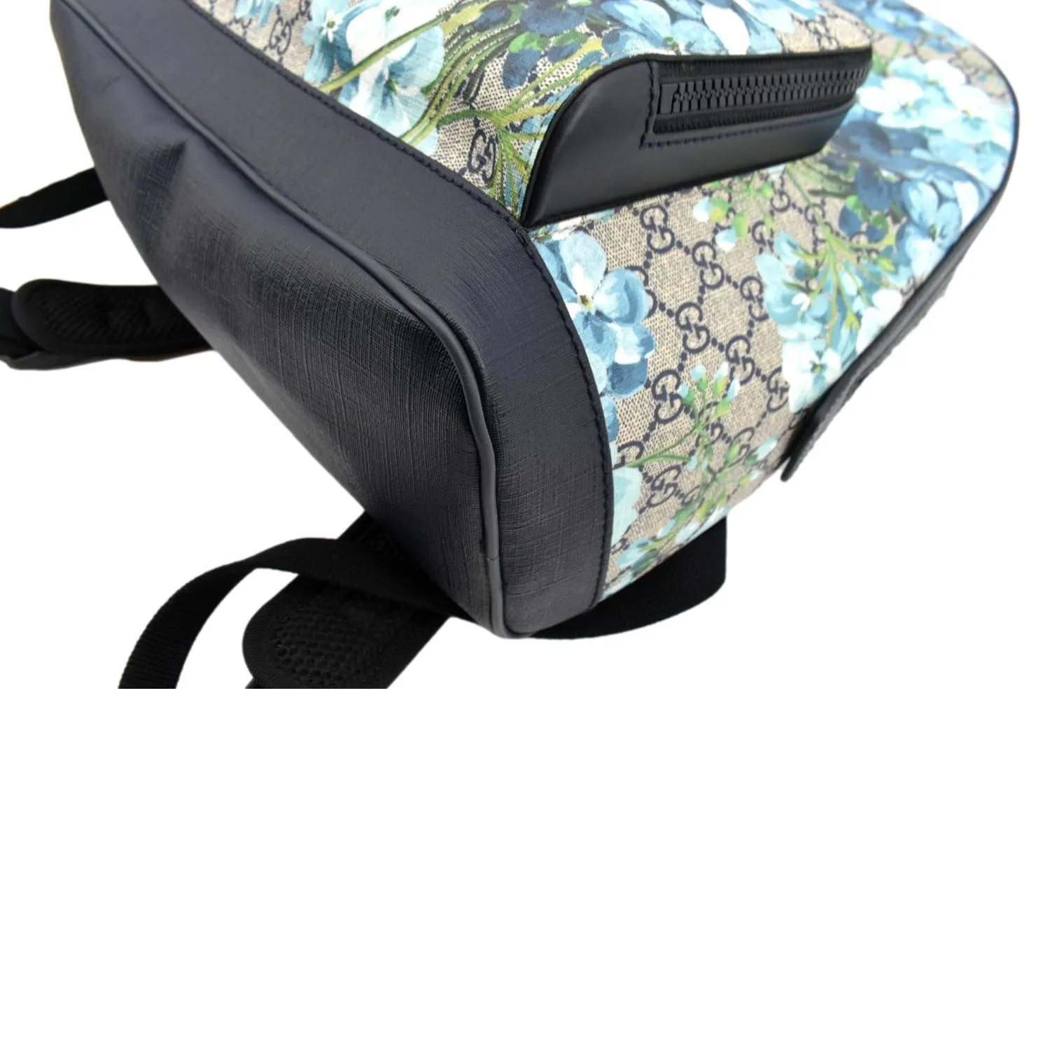 GUCCI Blooms GG Supreme Monogram Backpack Light Blue 546324