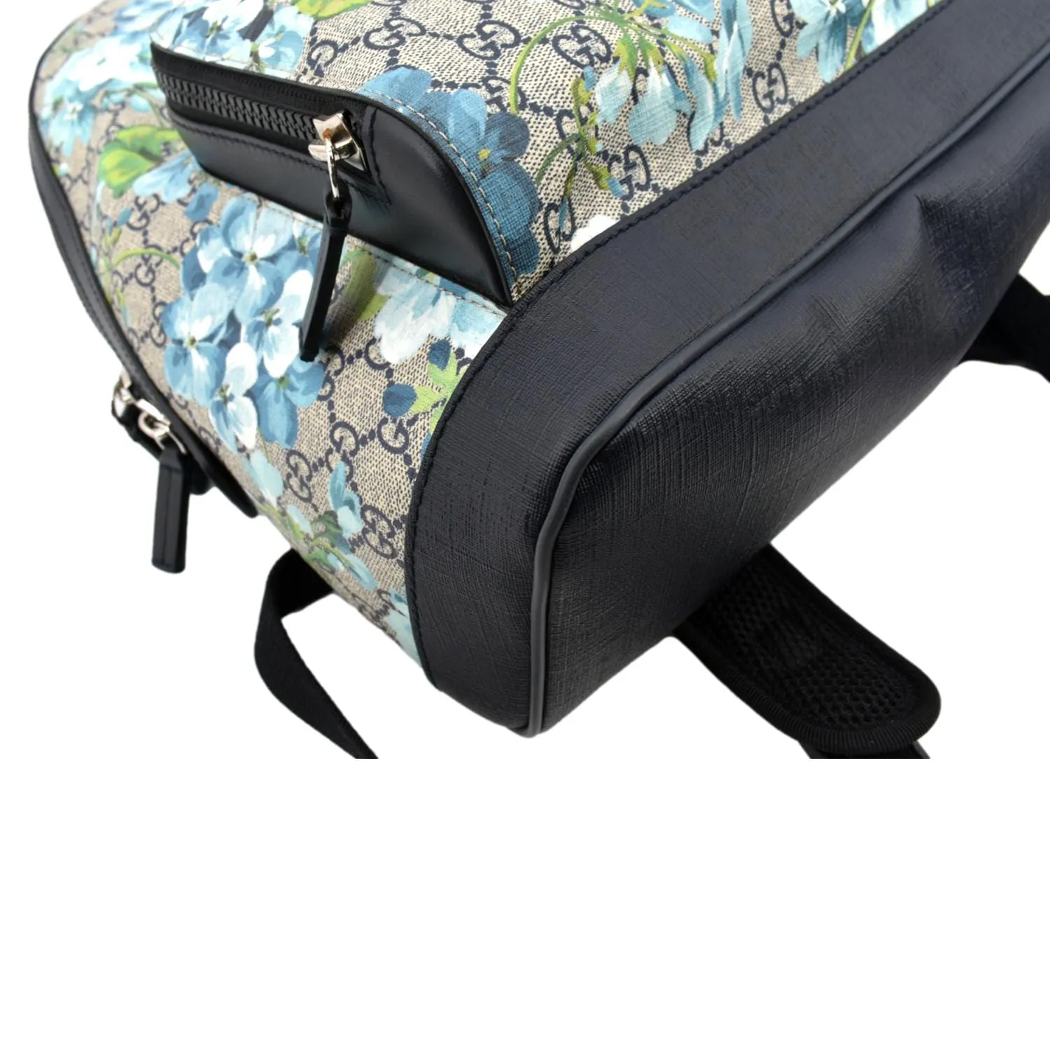 GUCCI Blooms GG Supreme Monogram Backpack Light Blue 546324
