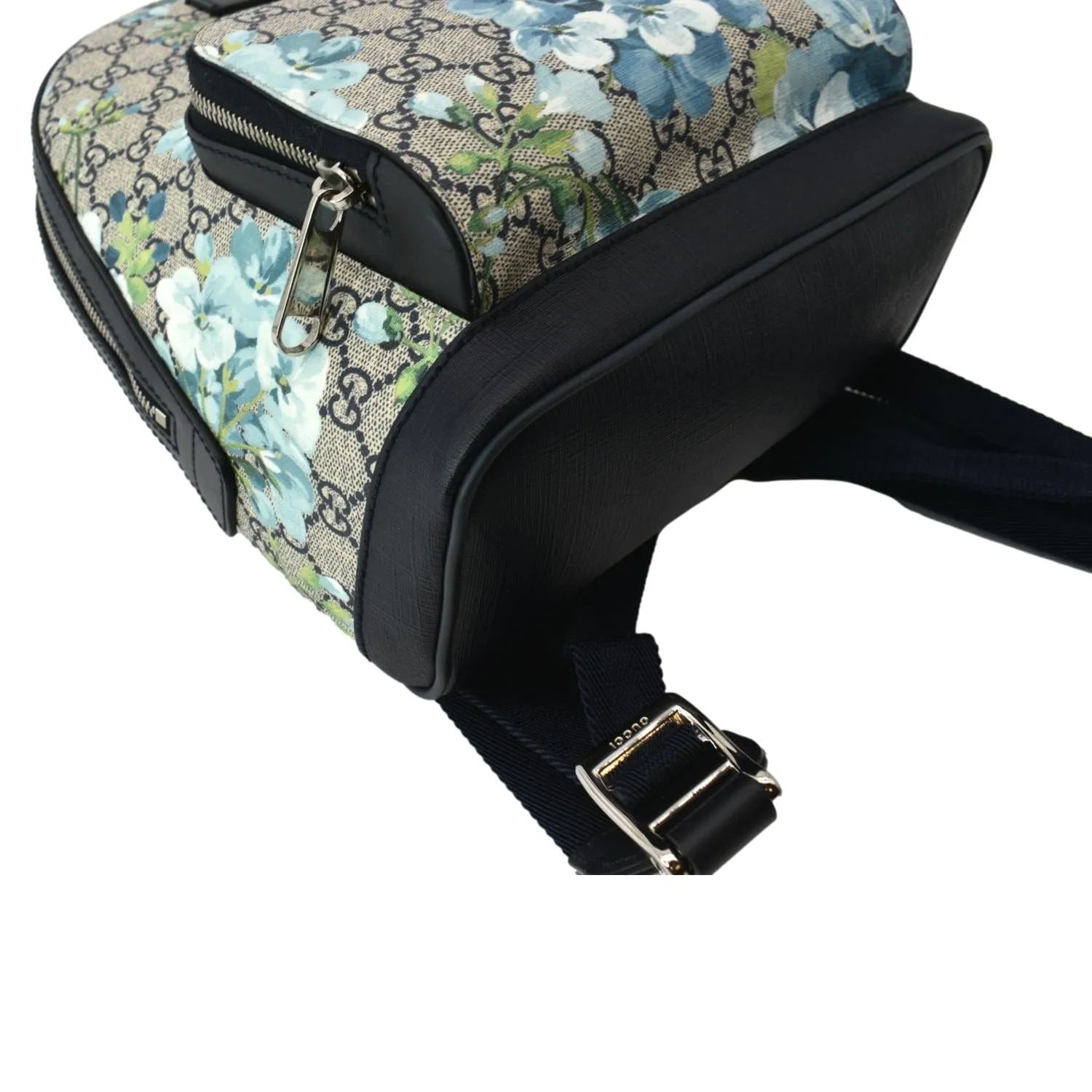 GUCCI Blooms GG Supreme Monogram Backpack Light Blue 546327