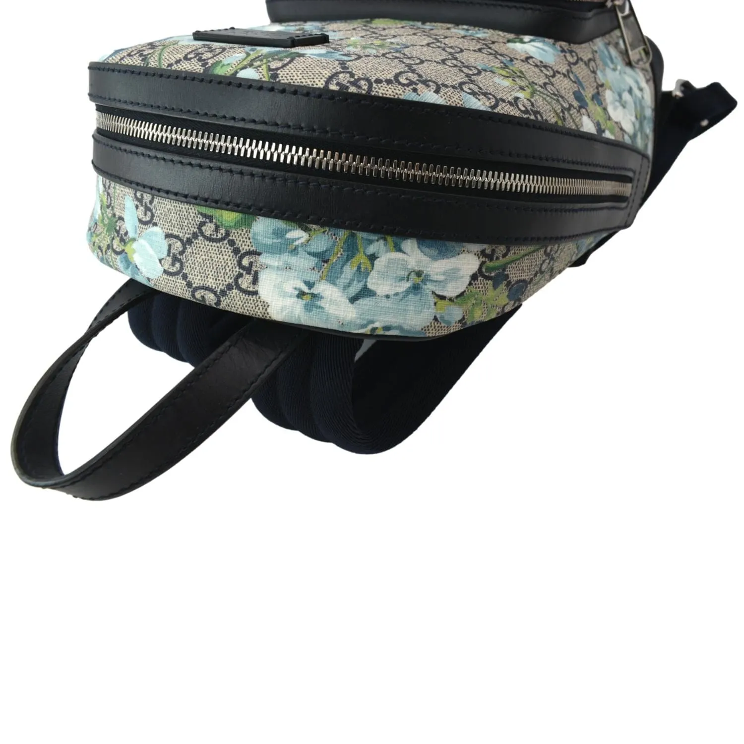 GUCCI Blooms GG Supreme Monogram Backpack Light Blue 546327