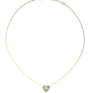 Guess In My Heart Gold Snake Chain Necklace