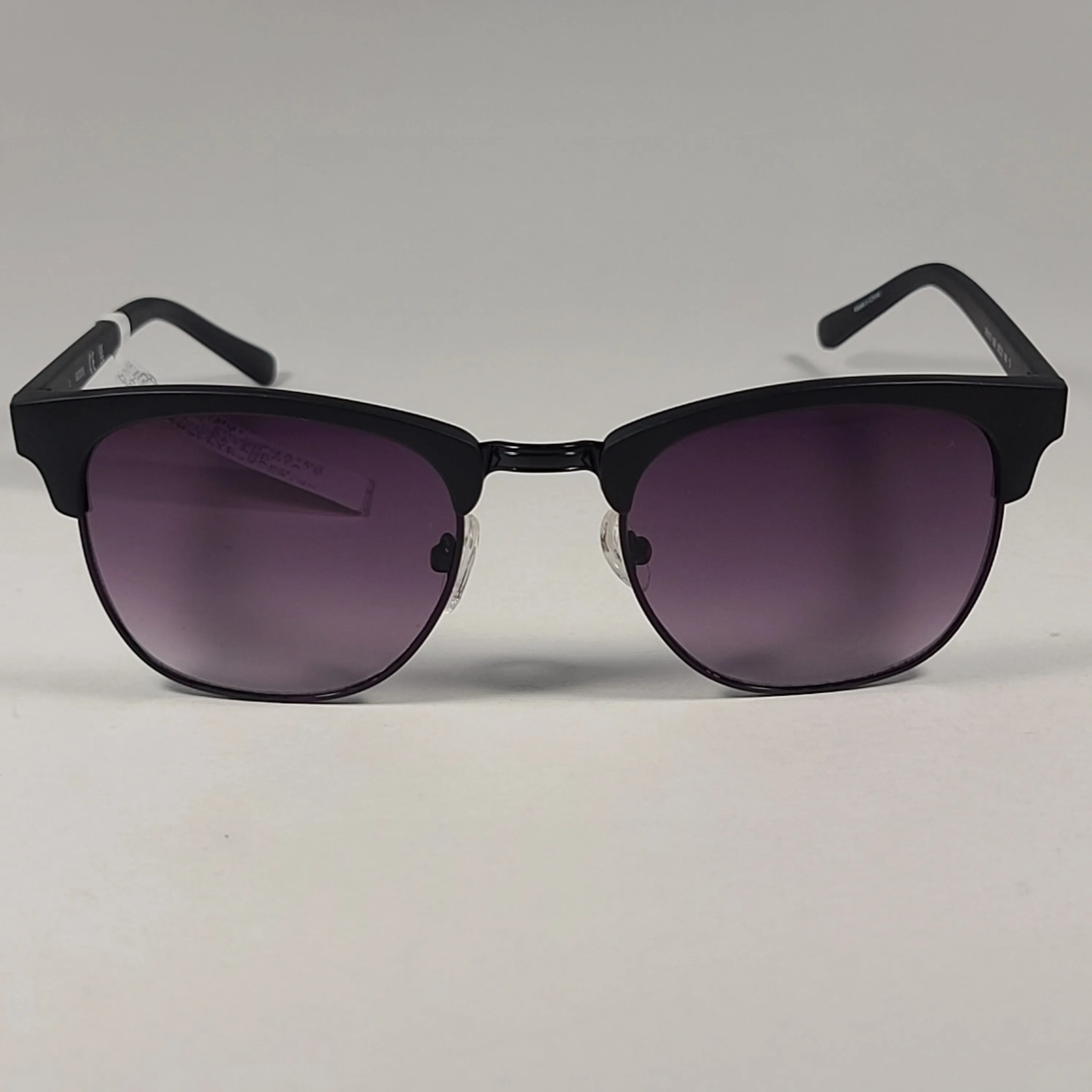 Guess Square Club Sunglasses Matte Black Frame Smoke Gradient Lens GF0170 02B