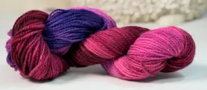 Hand-dyed Studio 2-ply Yarn - Fuchsia Peony