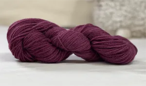 Hand-dyed Studio 2-ply Yarn - Mystery Plum