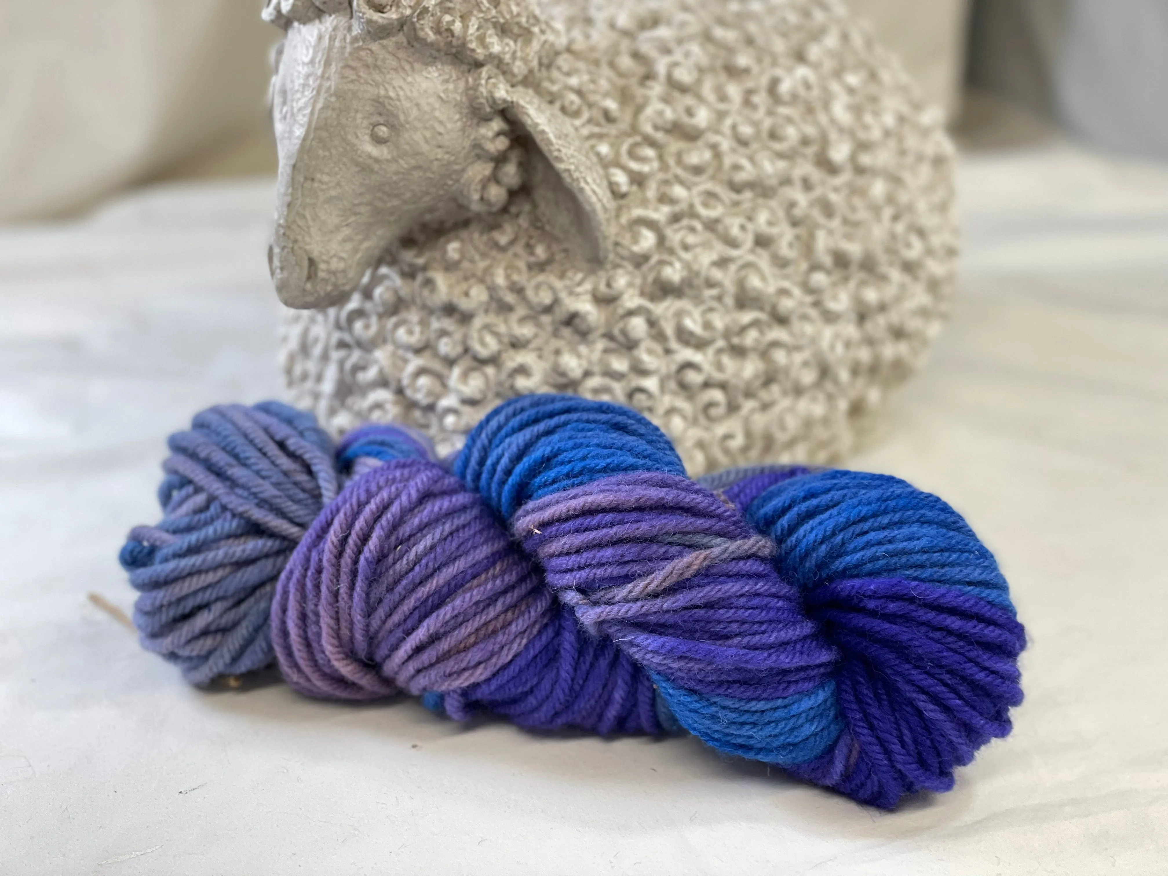 Hand dyed Studio 4-ply Yarn - Mountain Evening