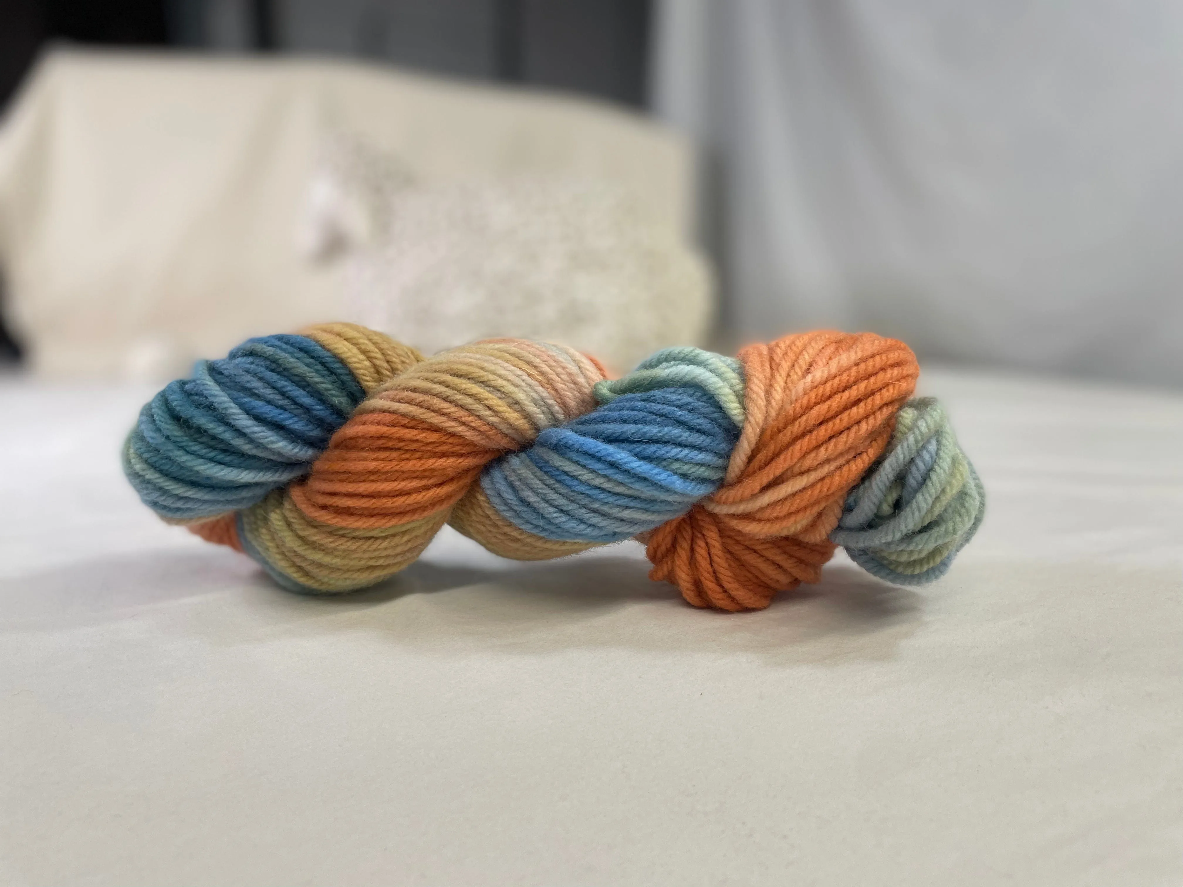 Hand dyed Studio 4-ply Yarn - Wind on the Marsh