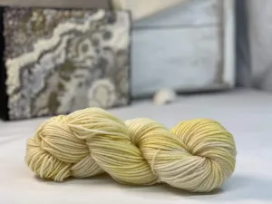 Hand-dyed Studio Yarn - Butter Yellow