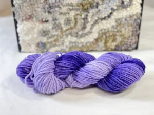 Hand-dyed Studio Yarn - Crayon Purple 3 ply