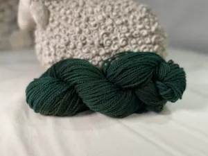 Hand-dyed Studio Yarn - Overdyed - Deep Forest 2 ply
