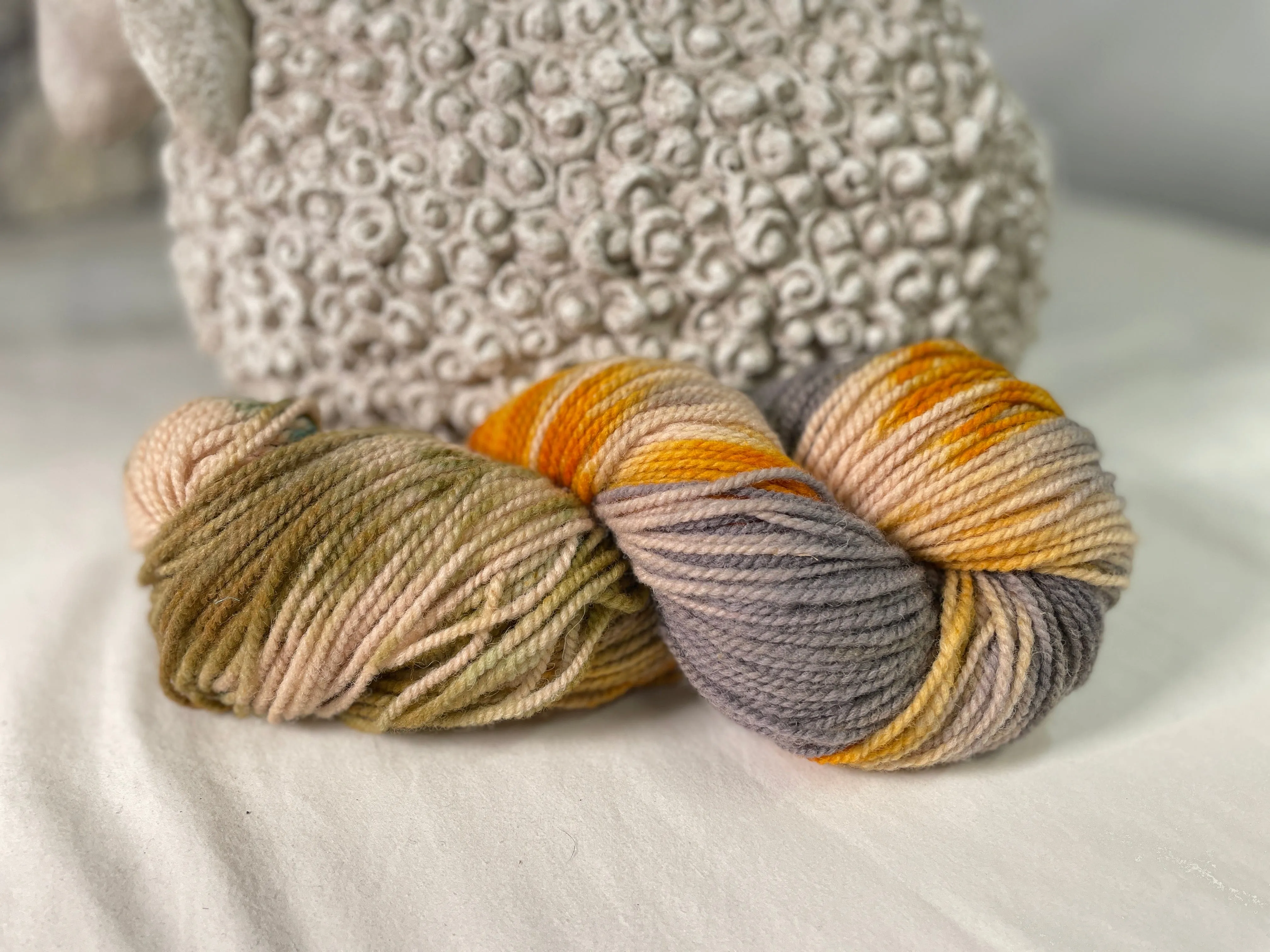 Hand-dyed Studio Yarn - Overdyed - Steamed Latte 2 ply