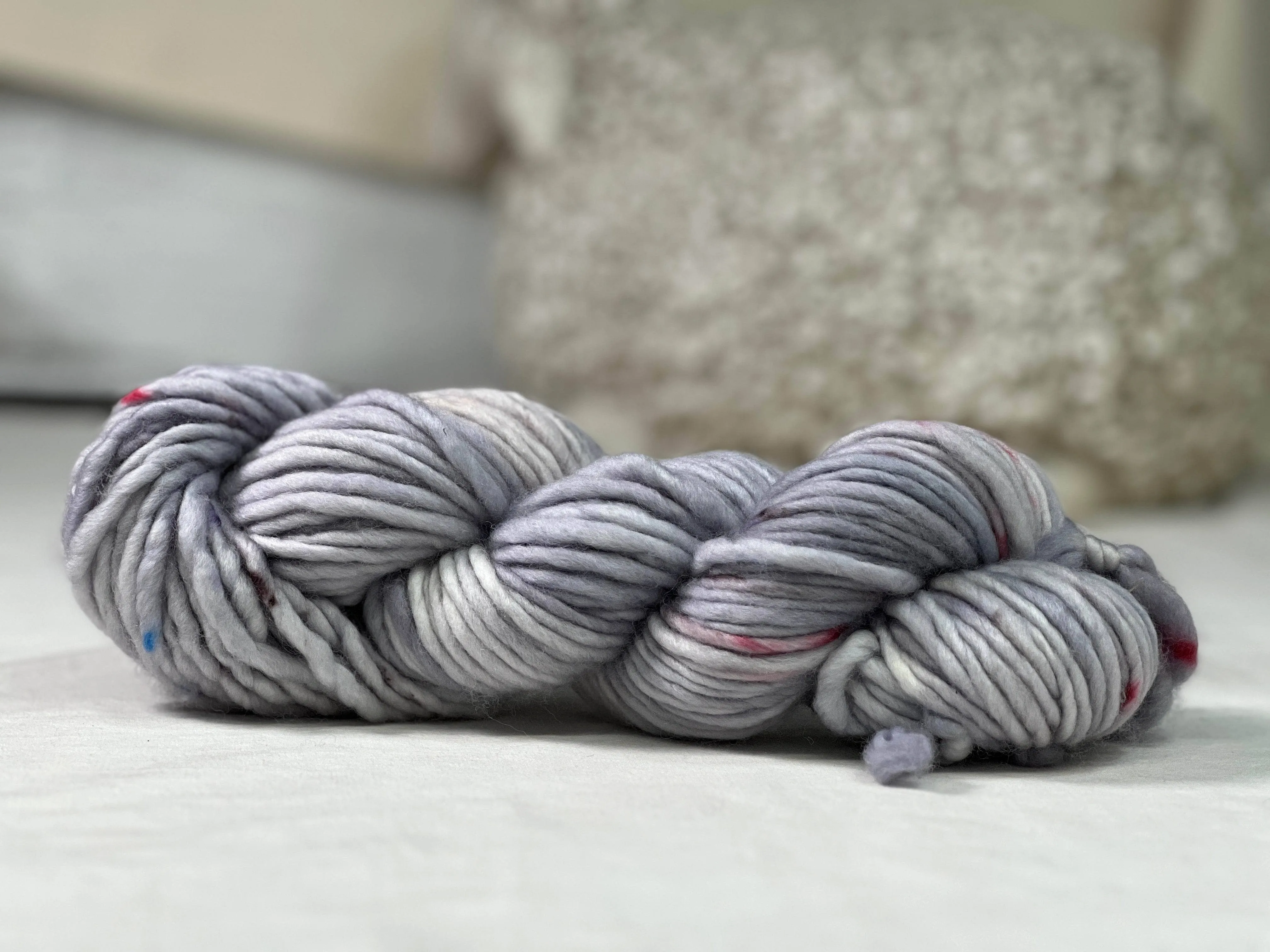 Hand-Dyed Studio Yarn - Window Pane Grey