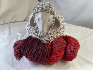 Hand Dyed Yarn - Berry Field 2 ply