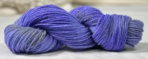 Hand Dyed Yarn - Pomp & Purple 2 ply
