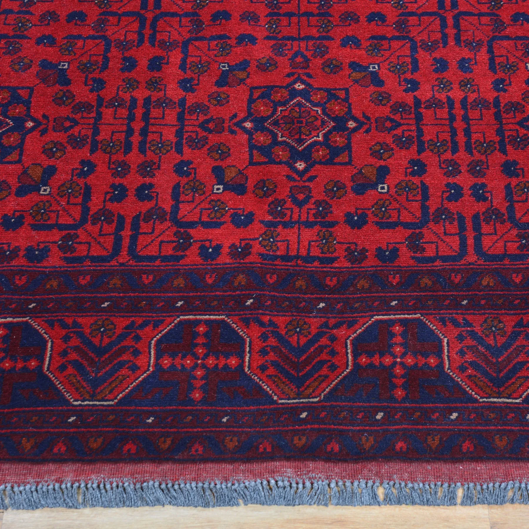 Hand-Knotted Afghan khal Mohammadi Handmade 100% Wool Rug (Size 5.9 X 7.6) Cwral-6564