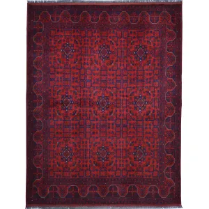 Hand-Knotted Afghan khal Mohammadi Handmade 100% Wool Rug (Size 5.9 X 7.6) Cwral-6564
