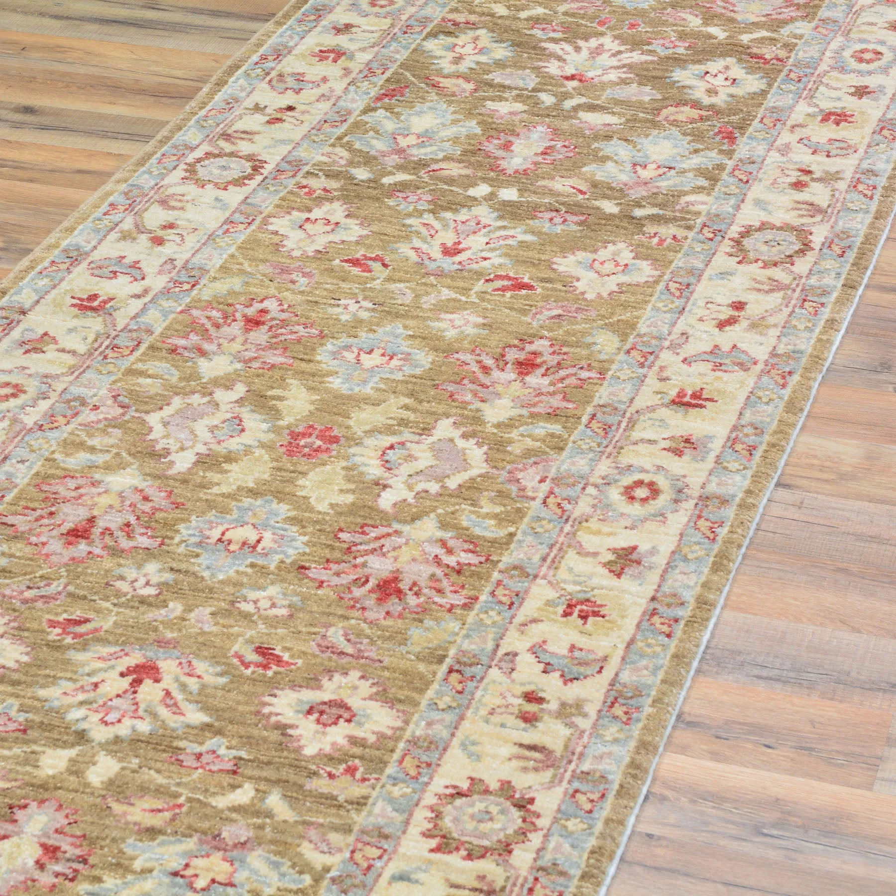 Hand-Knotted Afghan Tribal Chobi Oushak Design Rug 100% Wool (Size 2.7 X 9.10) Cwral-1494