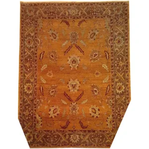 Hand-Knotted Afghan Wool Handmade Rug (Size 7.6 X 10.6) Brral-2601