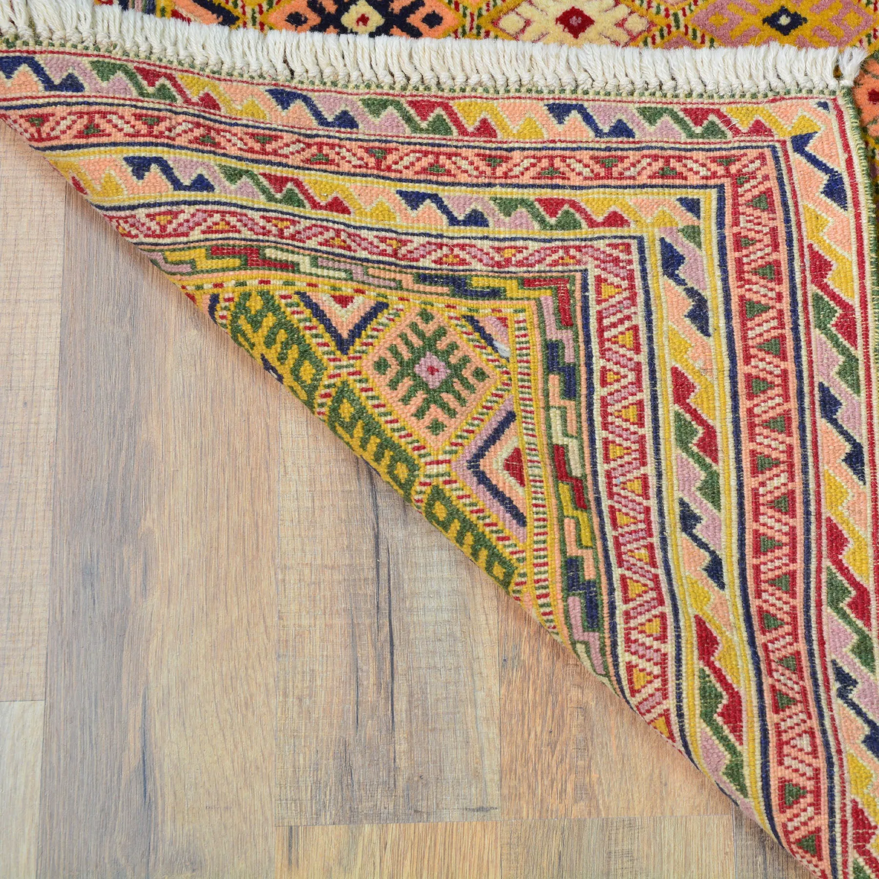 Hand-Knotted And Soumak Fine Oriental Tribal Afghan Rug (Size 2.10 X 4.3) Cwral-8409