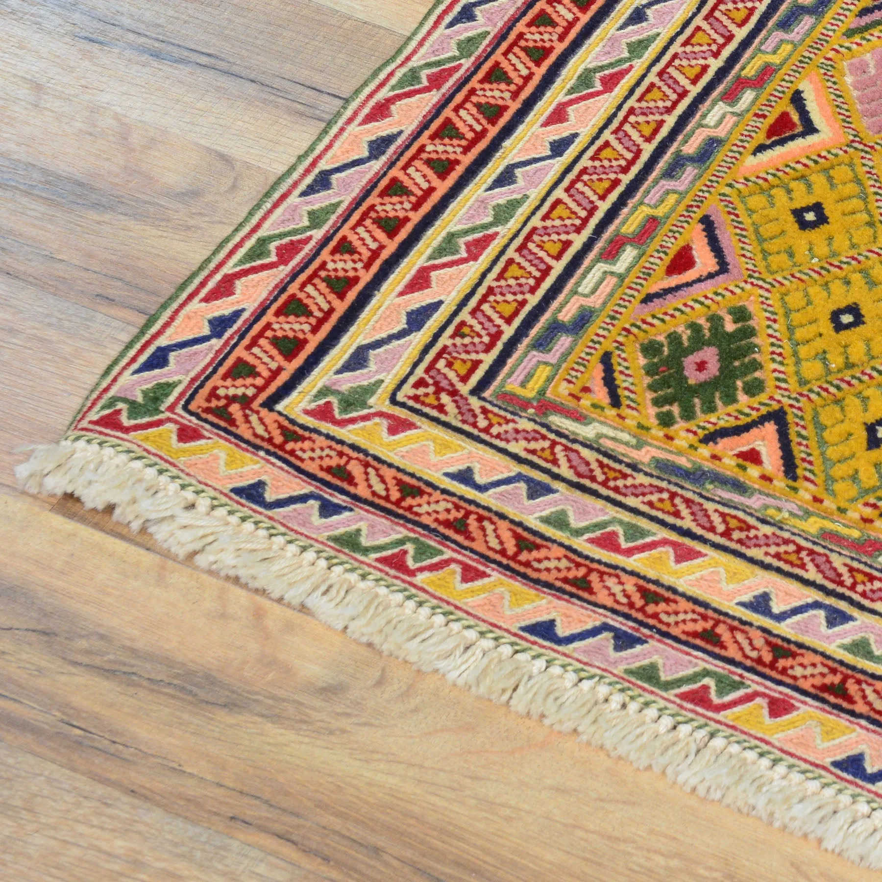 Hand-Knotted And Soumak Fine Oriental Tribal Afghan Rug (Size 2.10 X 4.3) Cwral-8409