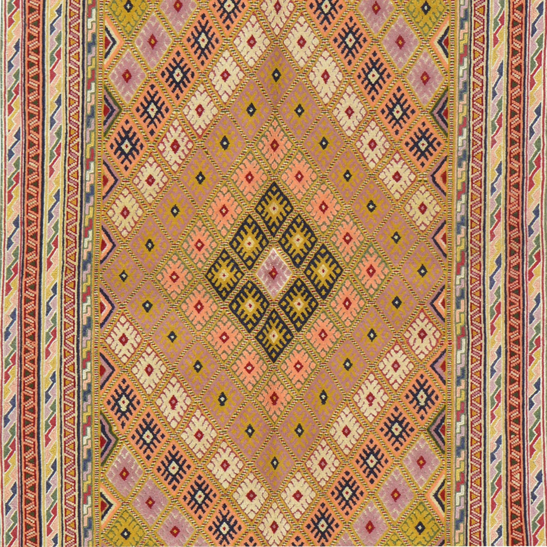 Hand-Knotted And Soumak Fine Oriental Tribal Afghan Rug (Size 2.10 X 4.3) Cwral-8409