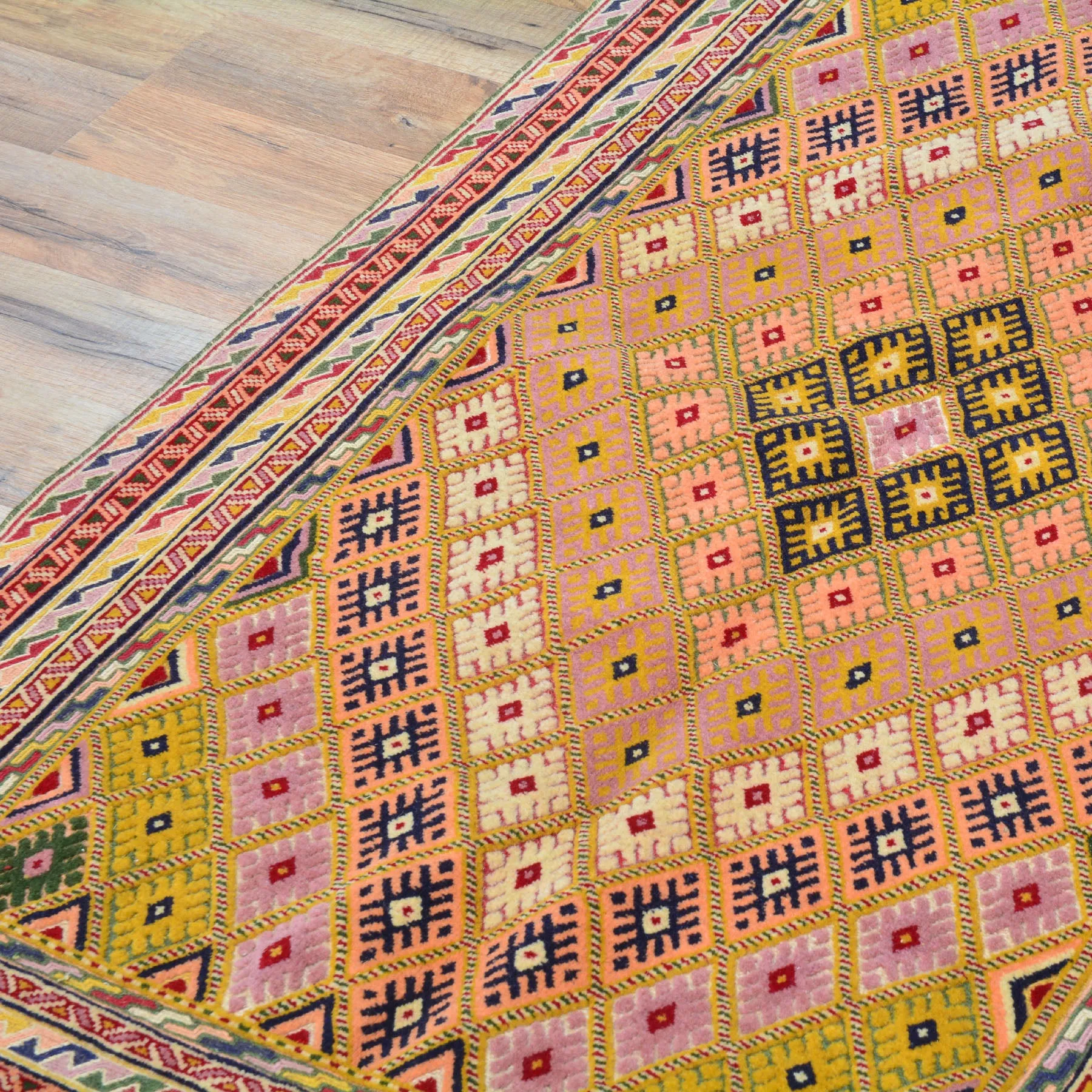 Hand-Knotted And Soumak Fine Oriental Tribal Afghan Rug (Size 2.10 X 4.3) Cwral-8409