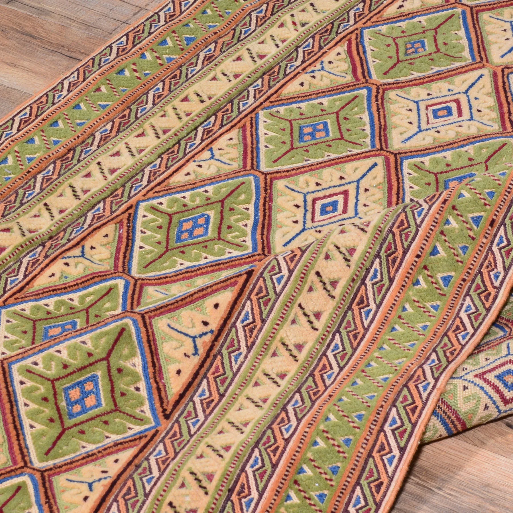 Hand-Knotted And Soumak Fine Oriental Tribal Afghan Rug (Size 2.10 X 4.5) Cwral-7833