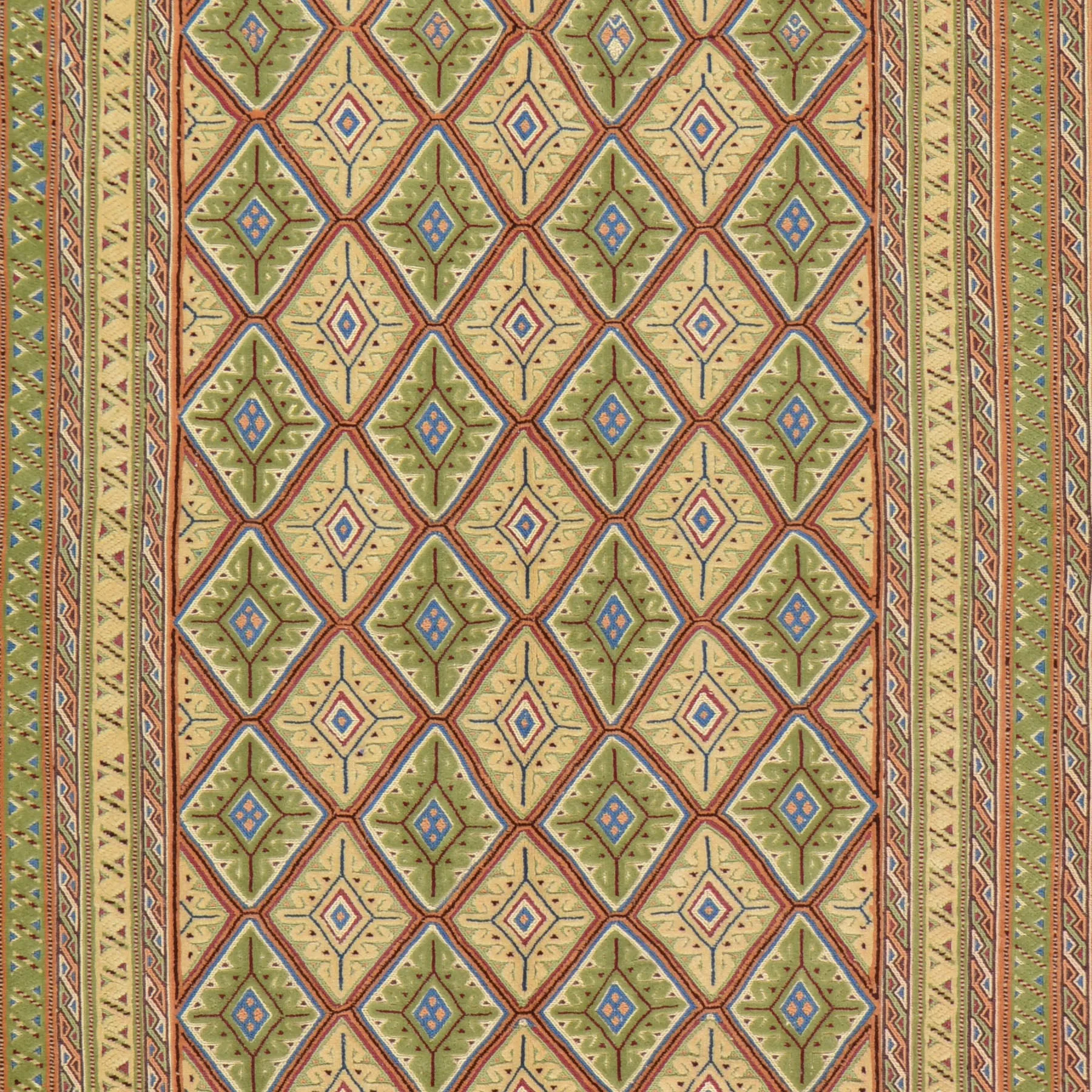 Hand-Knotted And Soumak Fine Oriental Tribal Afghan Rug (Size 2.10 X 4.5) Cwral-7833