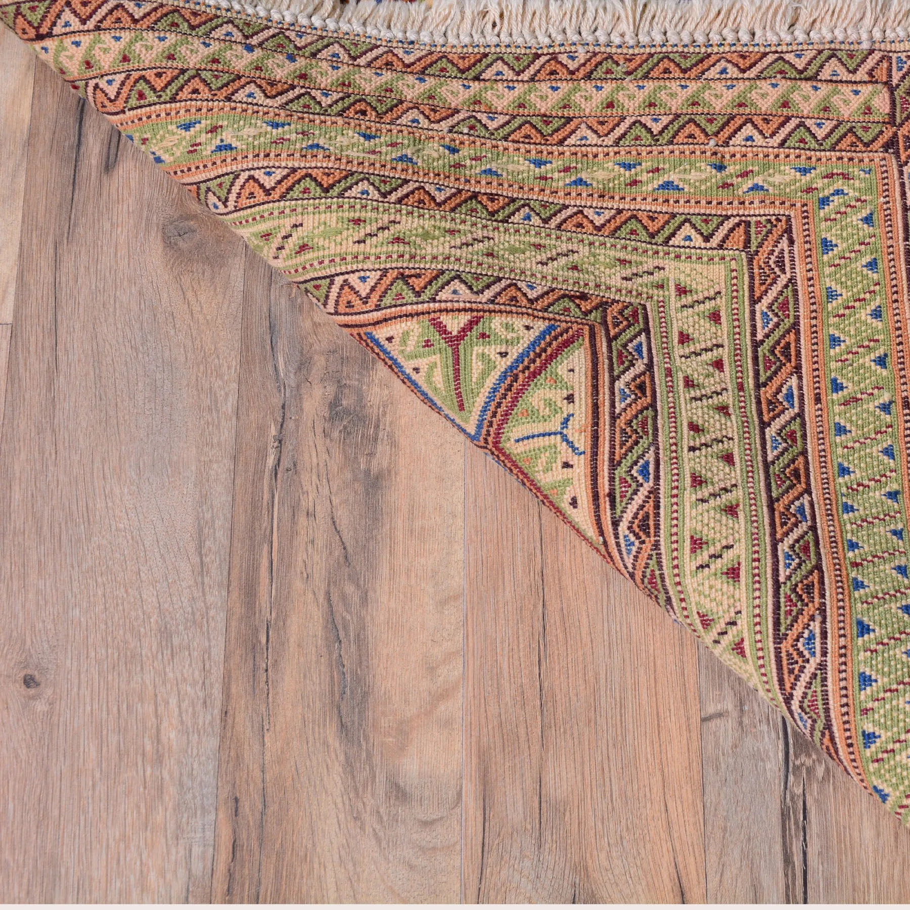 Hand-Knotted And Soumak Fine Oriental Tribal Afghan Rug (Size 2.10 X 4.5) Cwral-7833