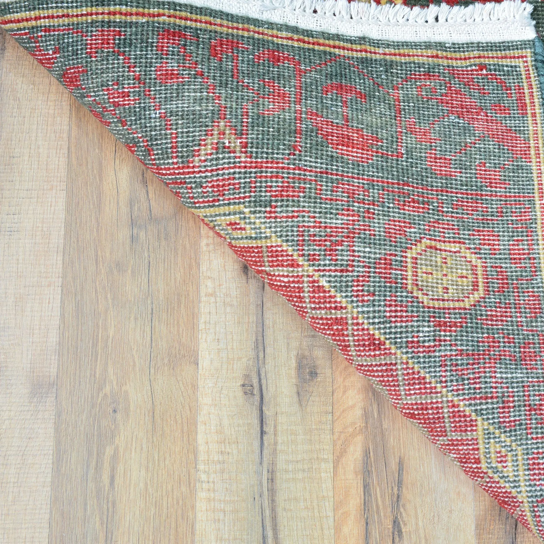 Hand-Knotted Antique Mamluk Design 100% Wool Rug (Size 2.7 X 10.0) Cwral-1806