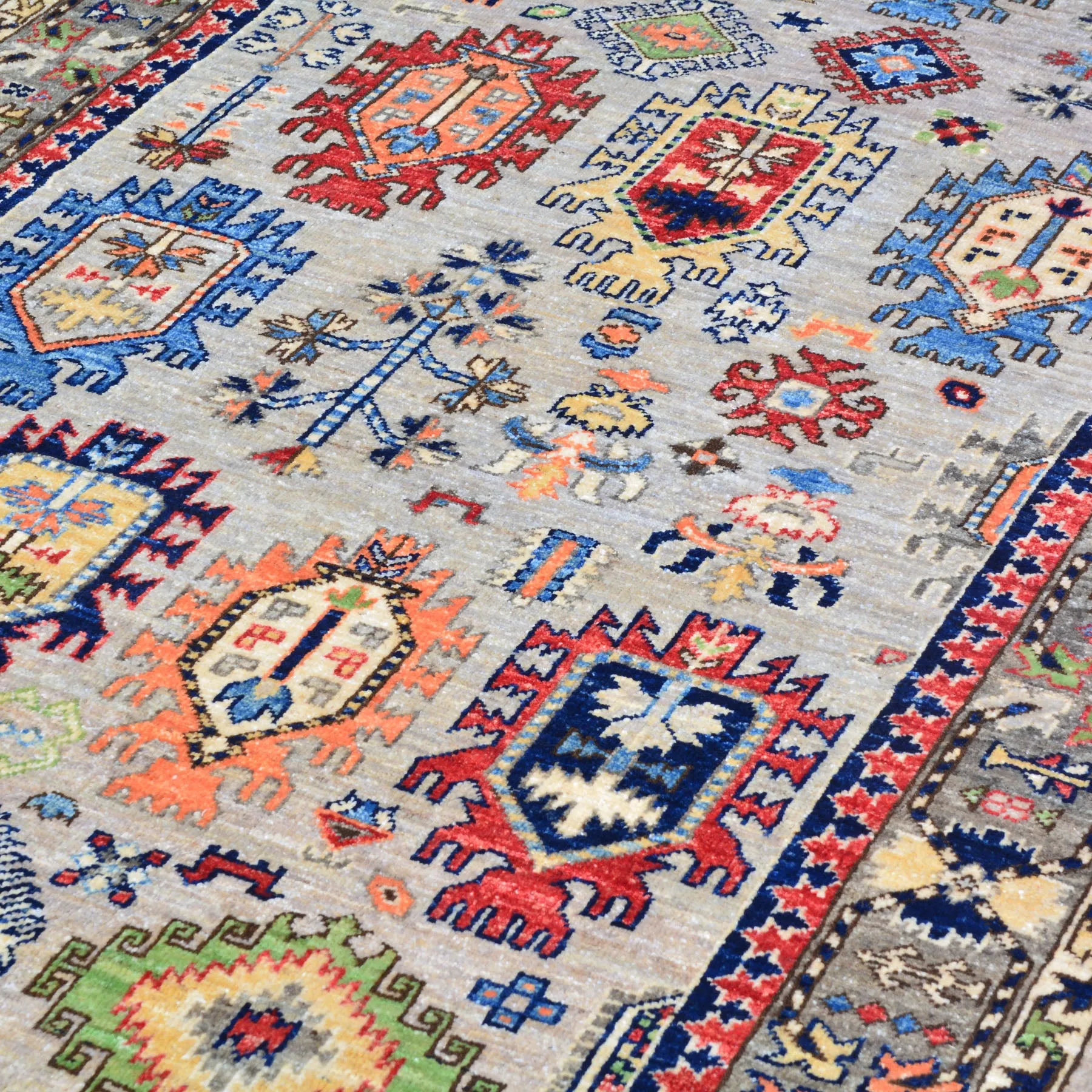 Hand-Knotted Berber Traditional Design Handmade Wool Rug (Size 4.0 X 6.2) Cwral-10821