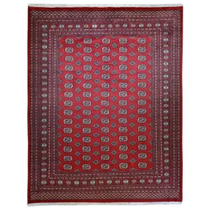Hand-Knotted Bokhara Design Wool Handmade Rug (Size 8.1 X 10.1) Brral-5466