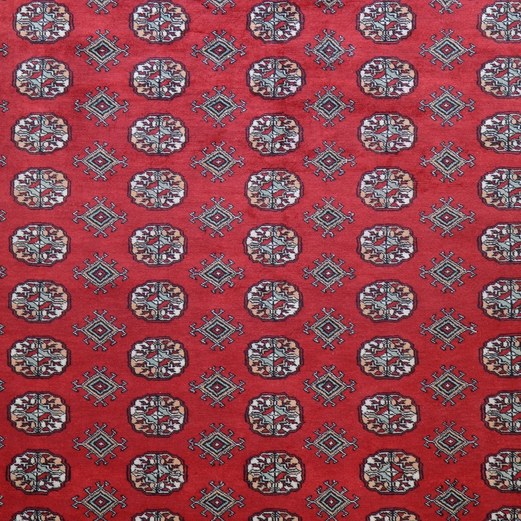 Hand-Knotted Bokhara Design Wool Handmade Rug (Size 8.1 X 10.1) Brral-5466