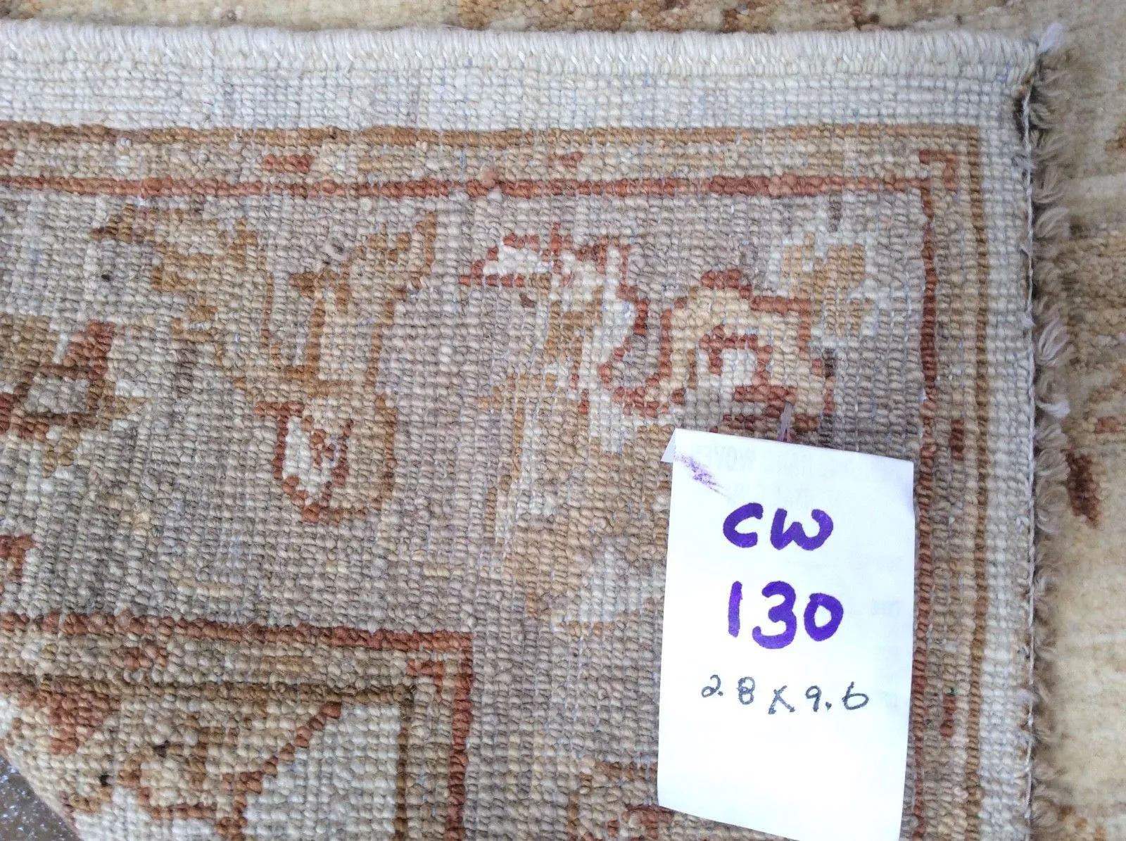 Hand-Knotted Chobi Design Traditional Rug Handmade 100% Wool (Size 2.8 X 9.6) Brrsf-390