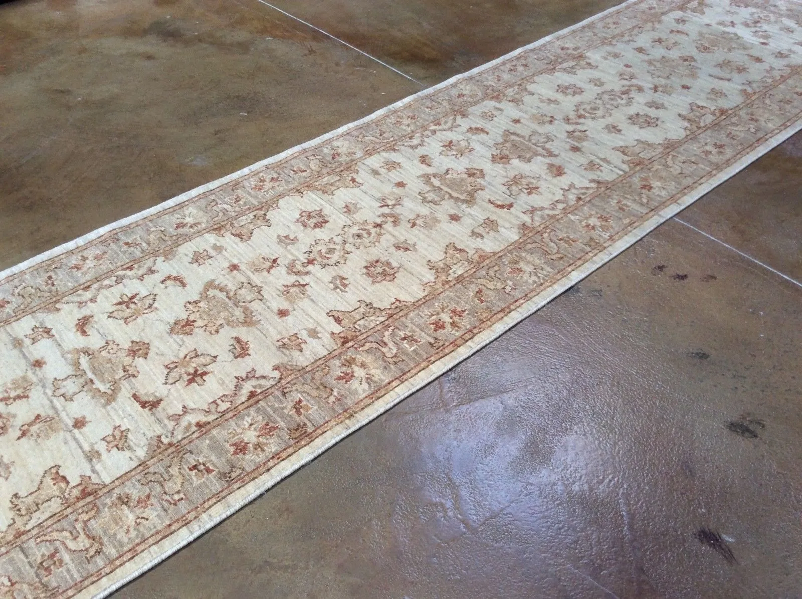 Hand-Knotted Chobi Design Traditional Rug Handmade 100% Wool (Size 2.8 X 9.6) Brrsf-390